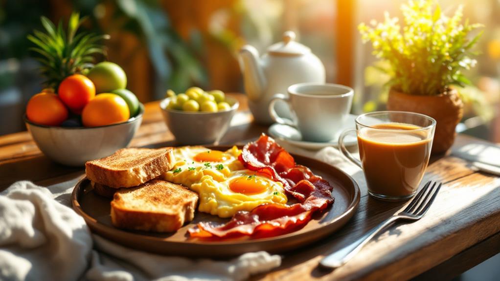 classic morning meal favorites