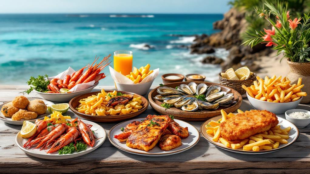 delicious oceanic delicacies await