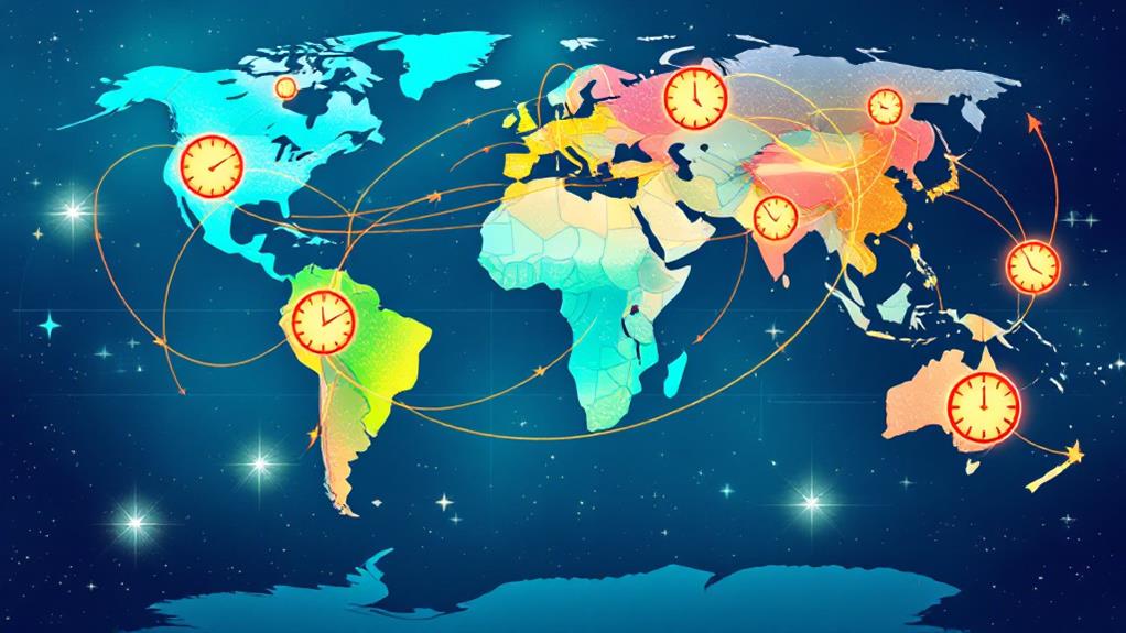 mastering global time differences
