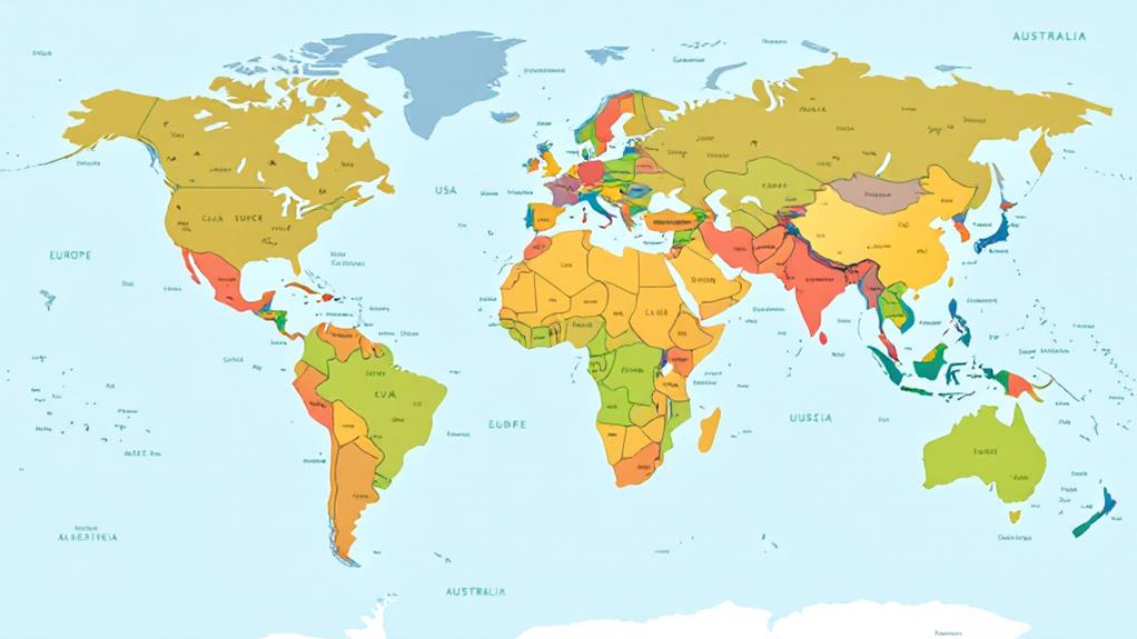 geographical size and comparisons