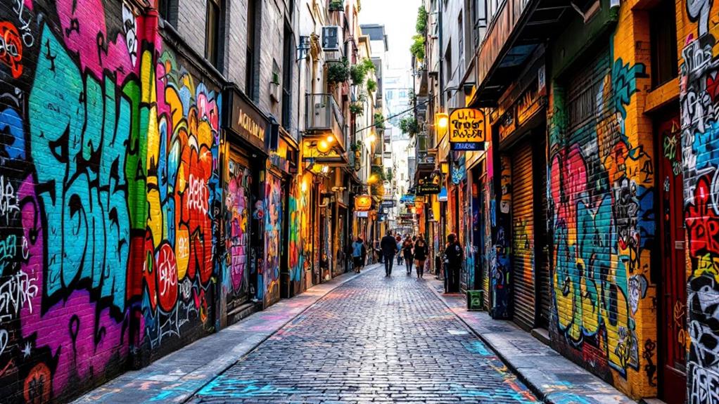 vibrant street art experience