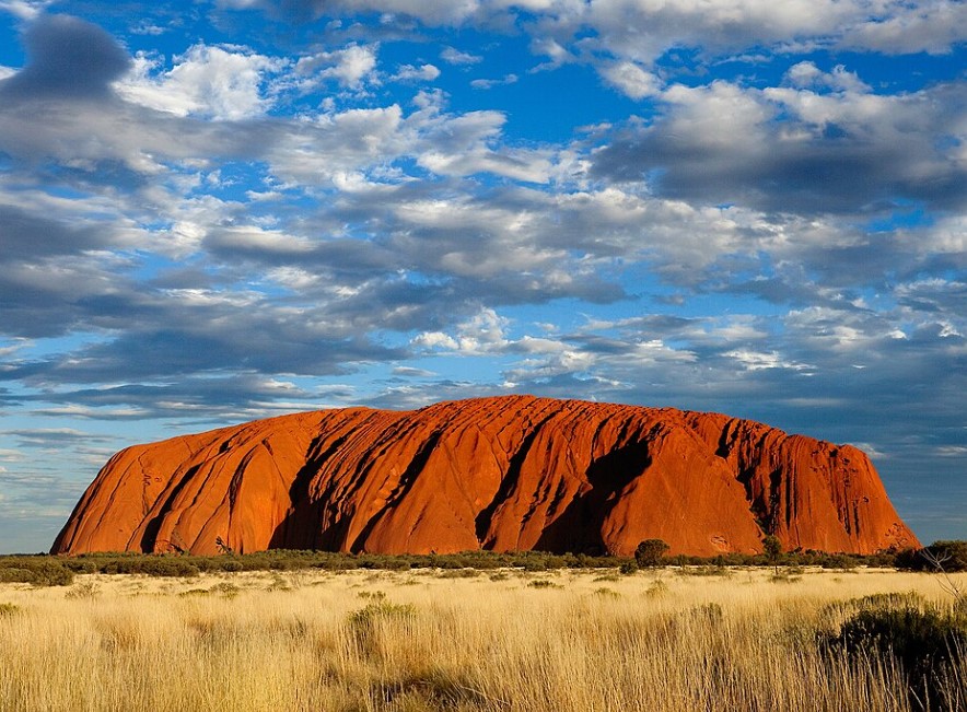 the Uluru rock