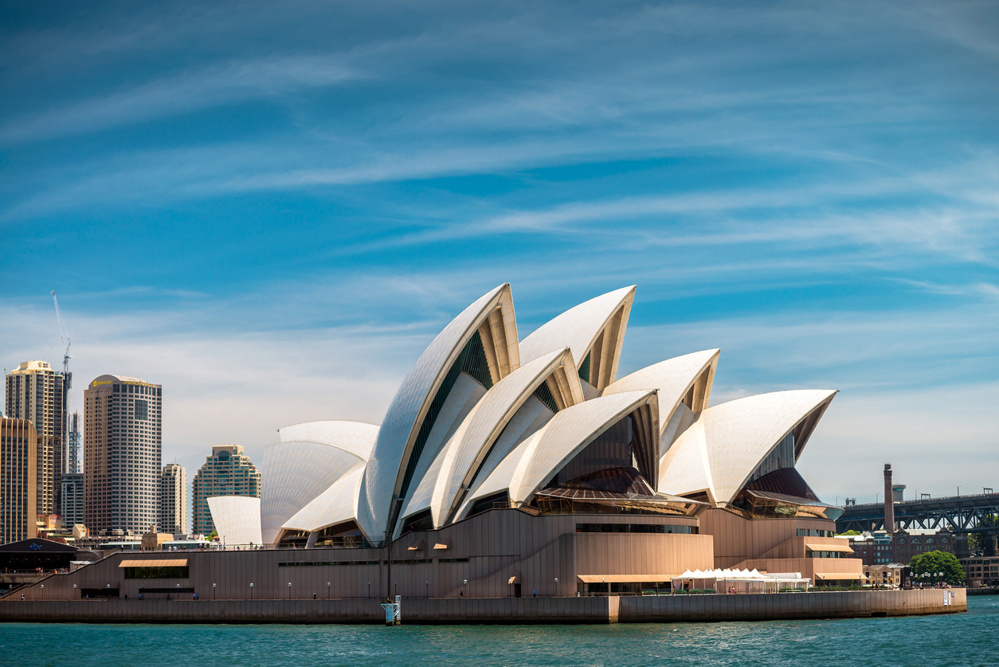 Sydney, Australia - November 10, 2015: The Sydney Opera House is a multi-venue performing arts center identified as one of the 20th century's most distinctive buildings