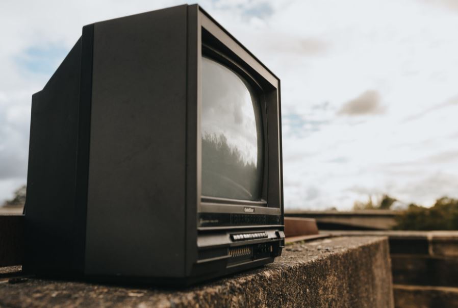 vintage TV set