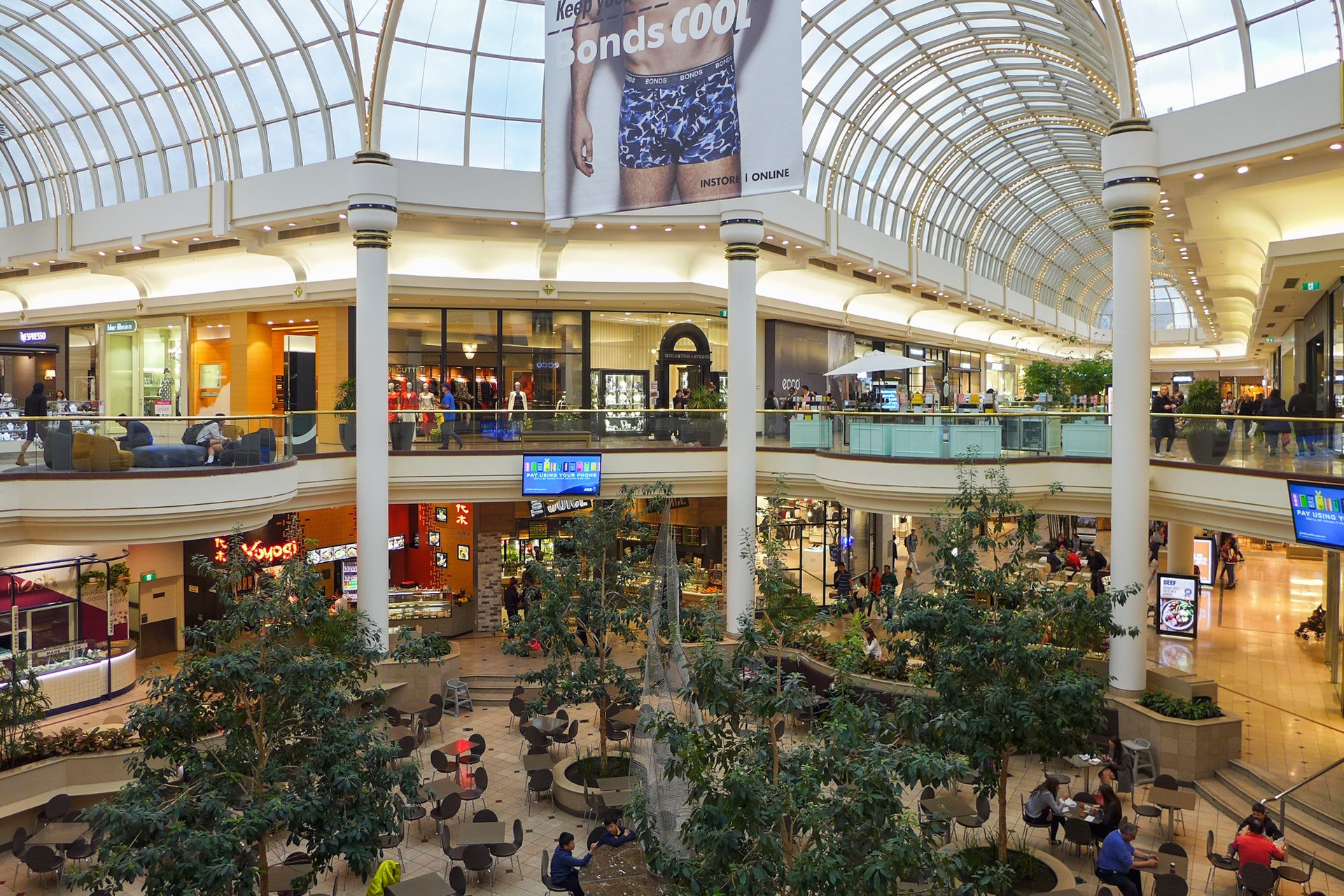 Atrium completed in the 1980s